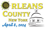 Orleans County, NY Eclipse Logo 2024